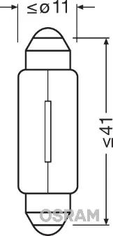 Лампочка 6413 Osram