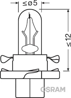 Лампочка 2452MFX6 Osram
