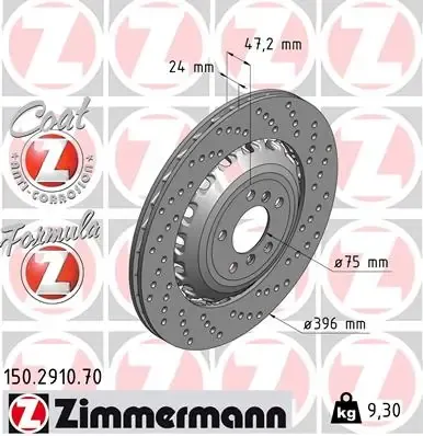 Гальмівні диски 150291070 Zimmermann