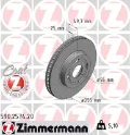 Гальмівні диски передні 590257420 Zimmermann