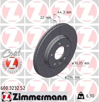 Гальмівні диски 600323252 Zimmermann