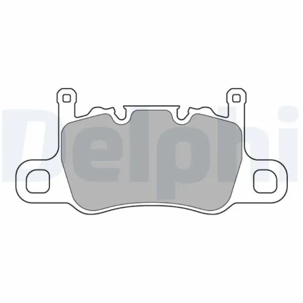 Задні гальмівні колодки LP3585 Delphi