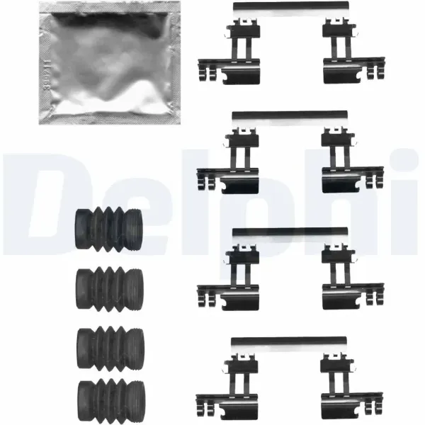 Ремкомплект гальмівних колодок LX0679 Delphi