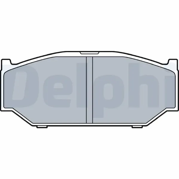 Задні гальмівні колодки LP3544 Delphi