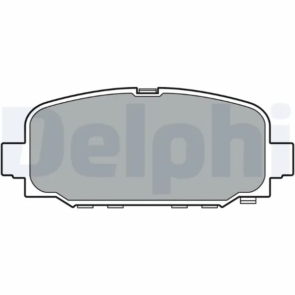 Задні гальмівні колодки LP3398 Delphi