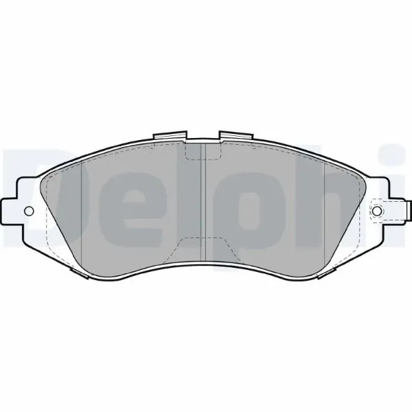 Передні тормозні колодки LP1304 Delphi