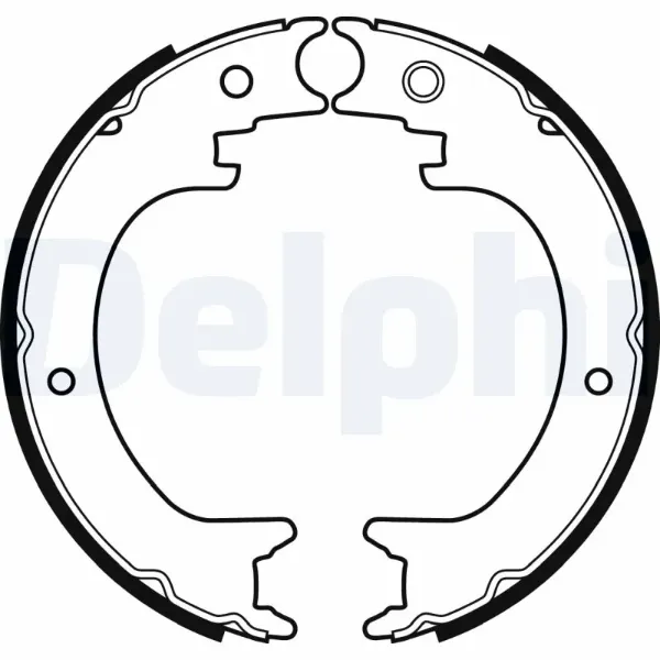 Колодки ручника LS2082 Delphi