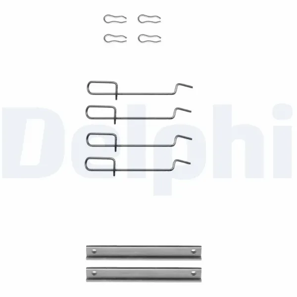 Ремкомплект гальмівних колодок LX0113 Delphi
