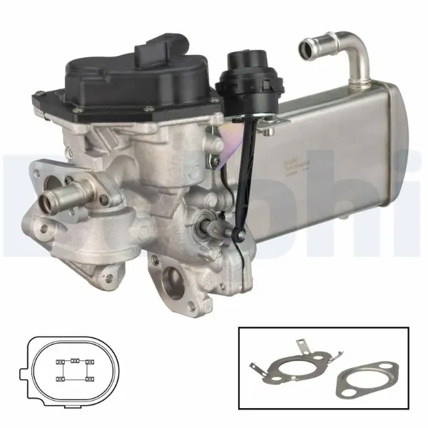 Радіатор системи EGR рециркуляції вихлопних газів EG1058412B1 Delphi