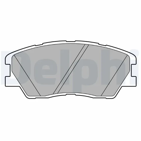 Передні тормозні колодки LP3673 Delphi
