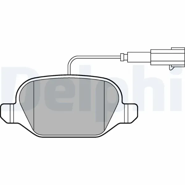 Передні тормозні колодки LP2302 Delphi
