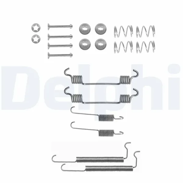Монтажний комплект задніх барабанних колодок LY1133 Delphi