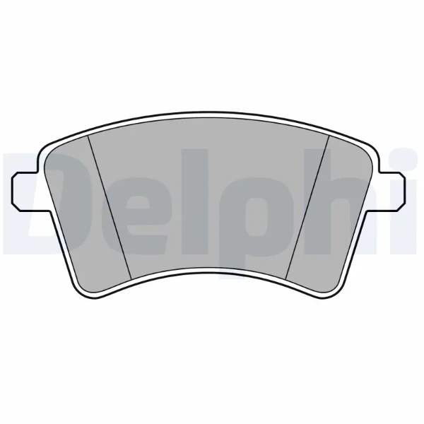 Передні тормозні колодки LP3715 Delphi