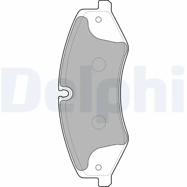 Передні тормозні колодки LP2176 Delphi