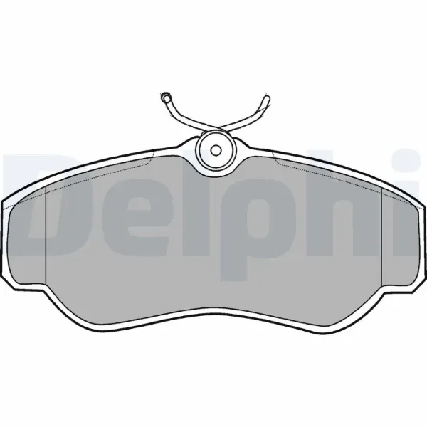 Передні тормозні колодки LP913 Delphi