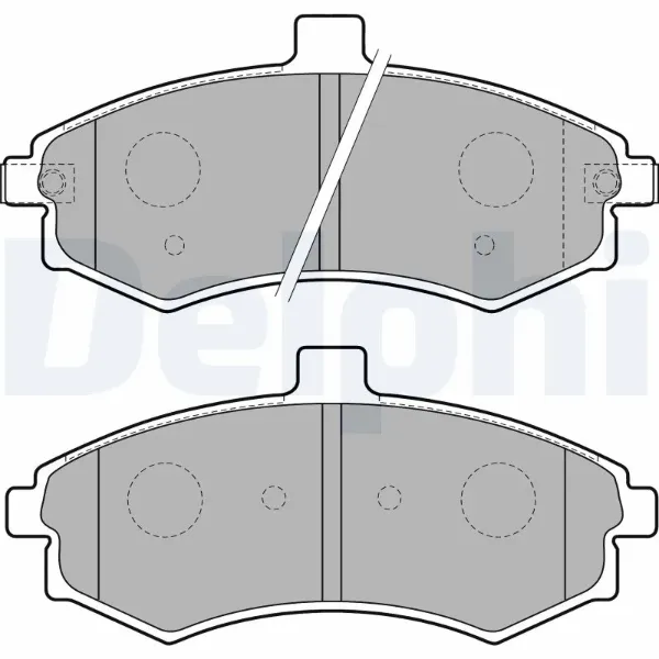 Передні тормозні колодки LP1788 Delphi
