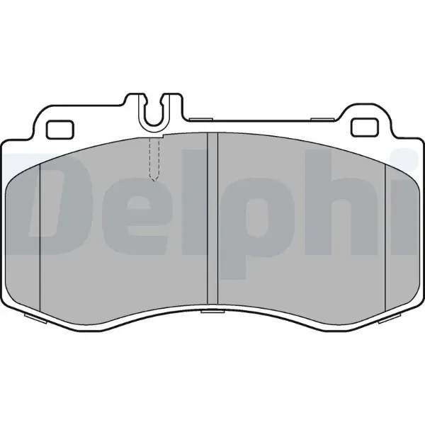 Передні тормозні колодки LP2304 Delphi