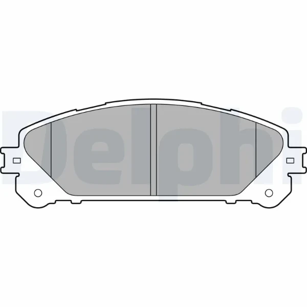 Передні тормозні колодки LP2201 Delphi