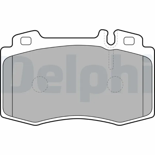 Передні тормозні колодки LP1688 Delphi