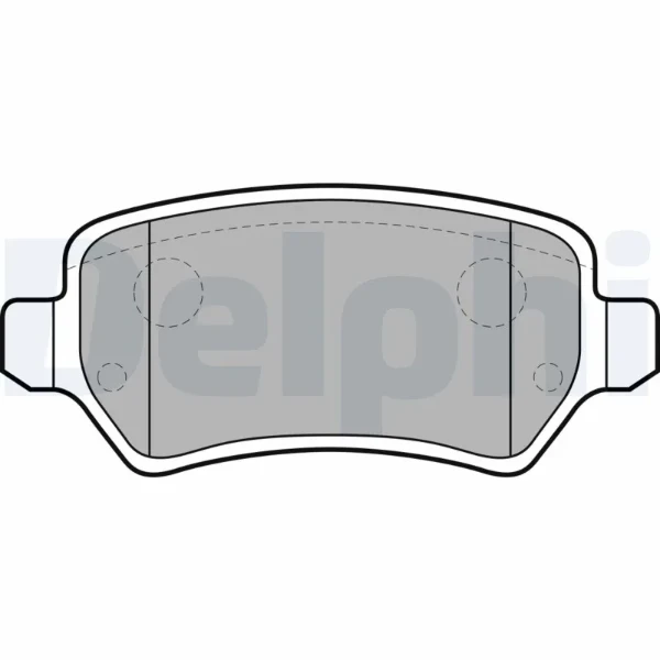 Задні гальмівні колодки LP2209 Delphi