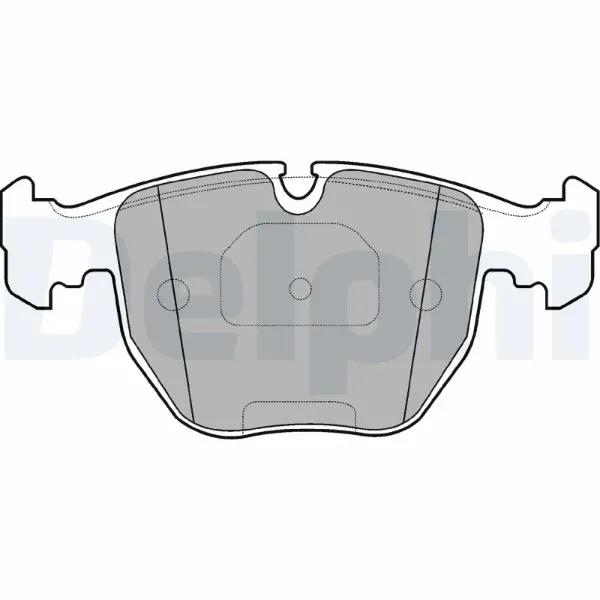 Передні тормозні колодки LP1003 Delphi