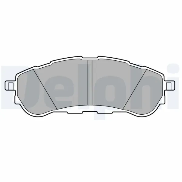 Задні гальмівні колодки LP3707 Delphi