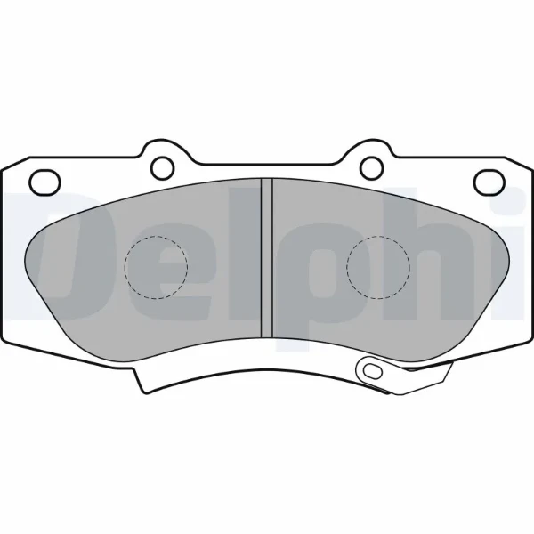 Передні тормозні колодки LP2244 Delphi