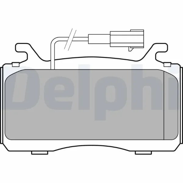 Передні тормозні колодки LP3310 Delphi