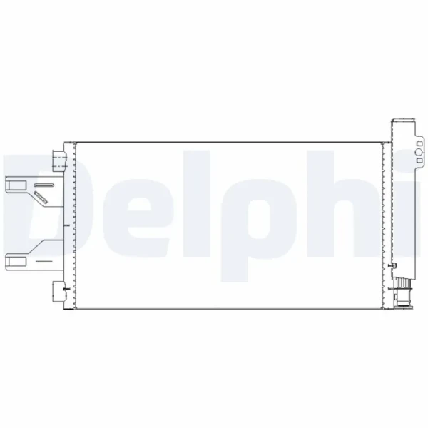 Радіатор кондиціонера TSP0225676 Delphi