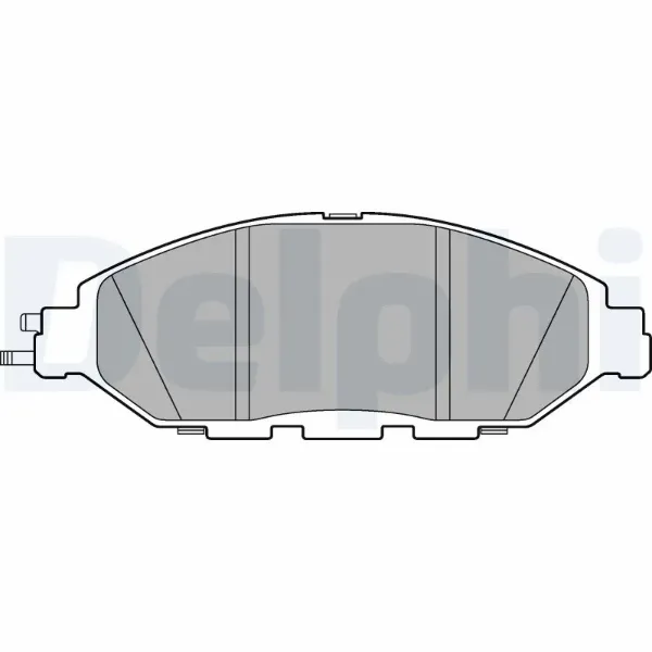 Передні тормозні колодки LP3278 Delphi