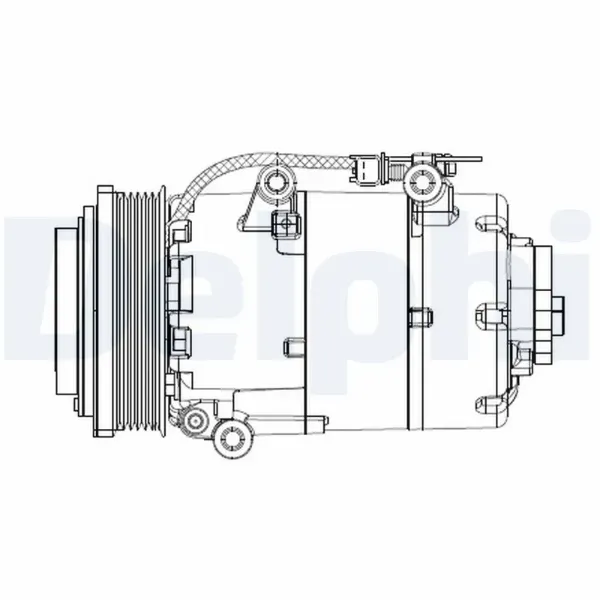 Компресор кондиціонера CS20358 Delphi