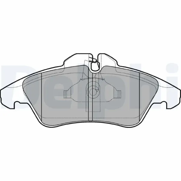Передні тормозні колодки LP980 Delphi