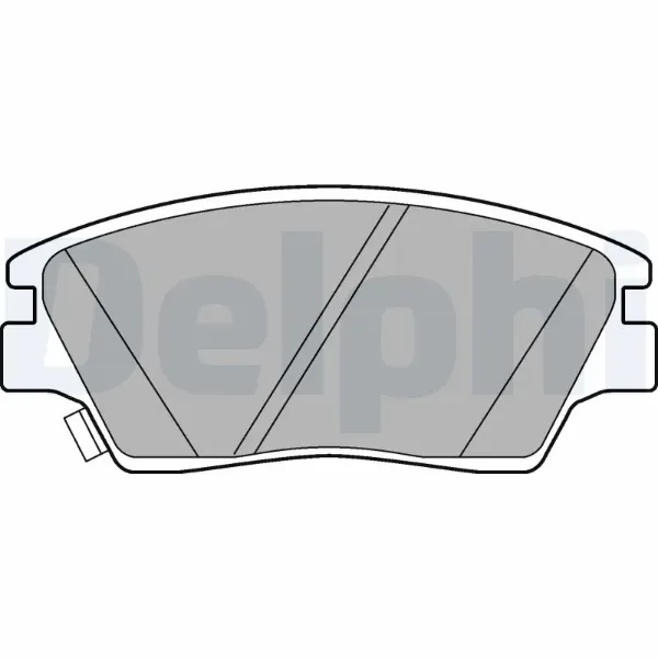 Передні тормозні колодки LP3263 Delphi