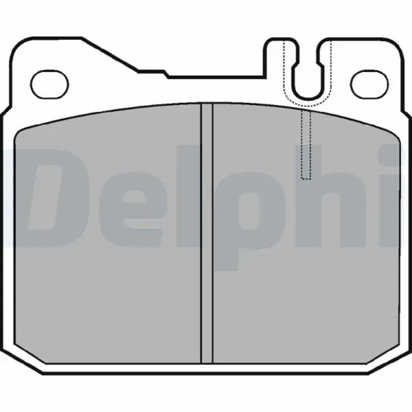 Передні тормозні колодки LP427 Delphi