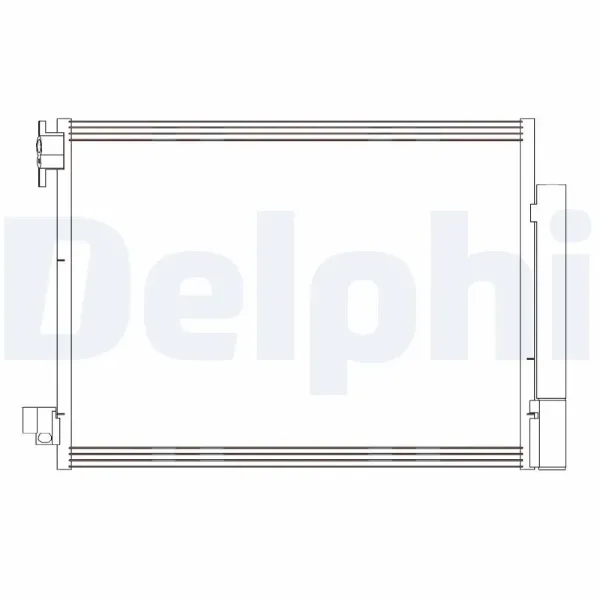 Радіатор кондиціонера CF20415 Delphi