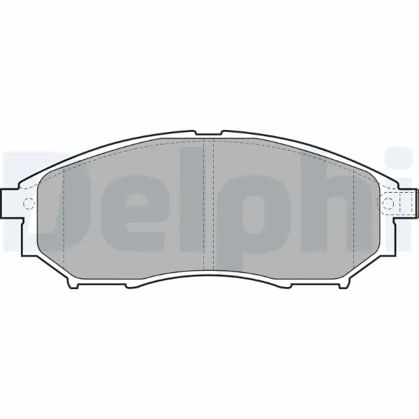 Передні тормозні колодки LP2030 Delphi
