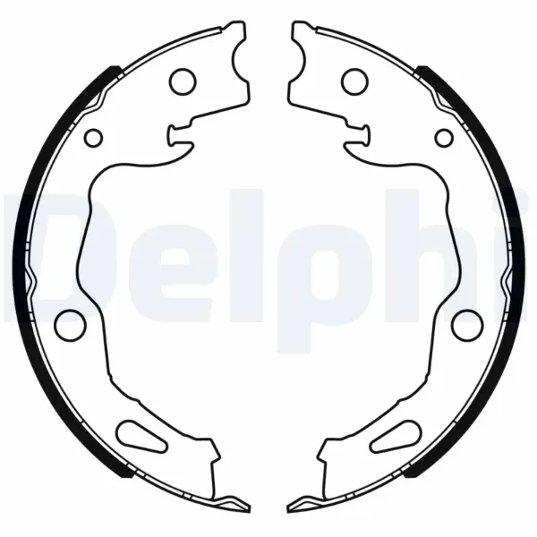 Колодки ручника LS2186 Delphi
