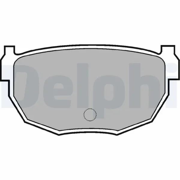 Задні гальмівні колодки LP570 Delphi