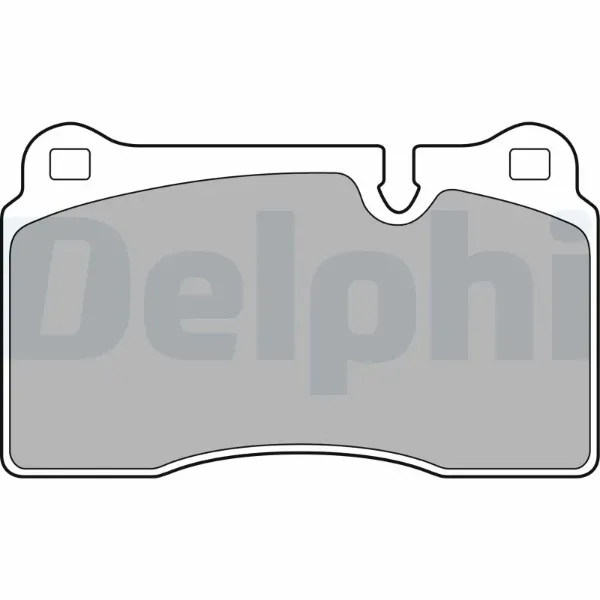 Передні тормозні колодки LP2009 Delphi