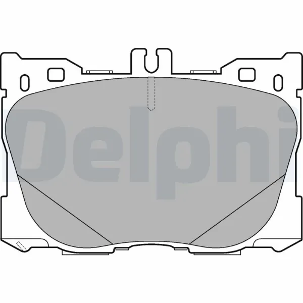 Передні тормозні колодки LP3276 Delphi