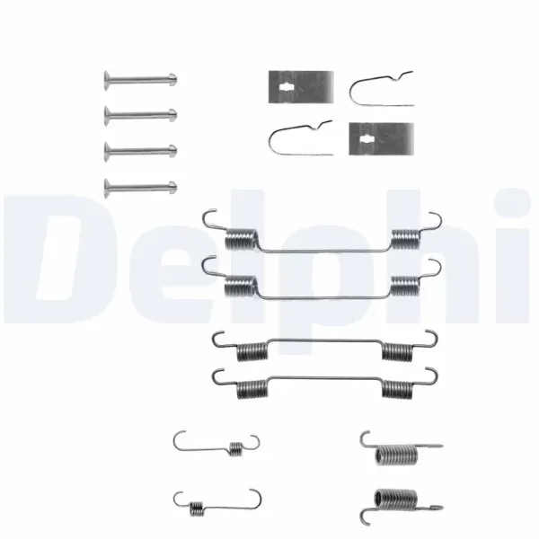 Монтажний комплект задніх барабанних колодок LY1202 Delphi
