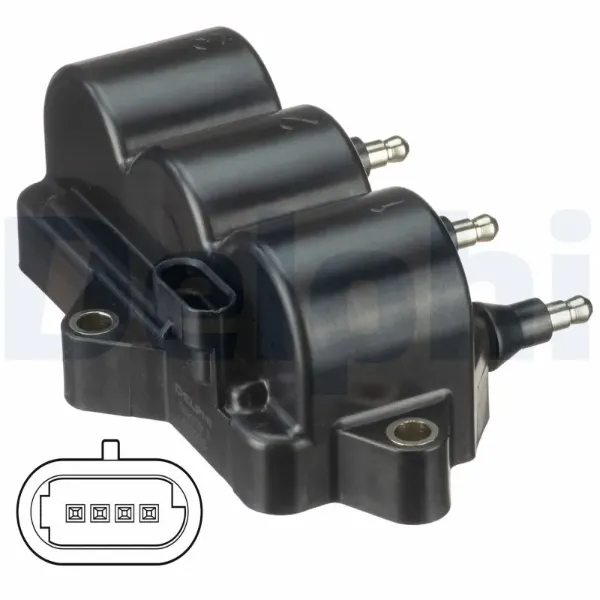 Котушка запалювання GN1051312B1 Delphi