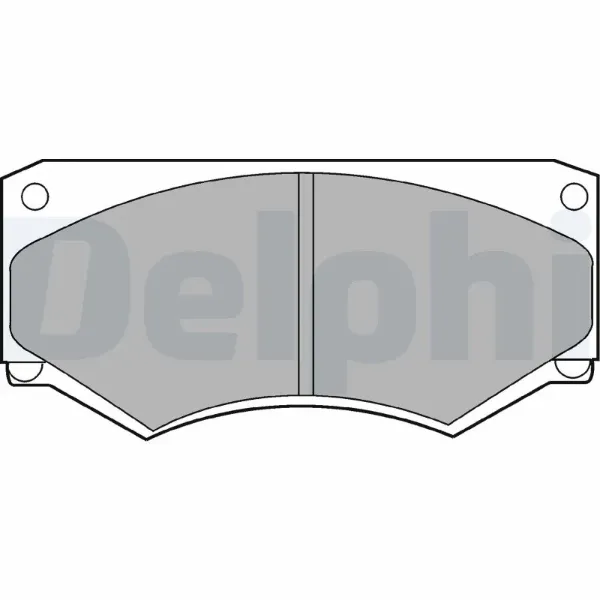 Передні тормозні колодки LP180 Delphi