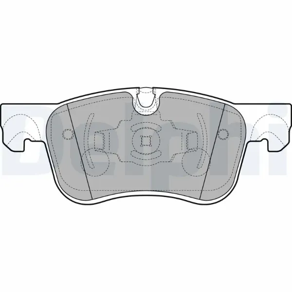 Передні тормозні колодки LP2689 Delphi