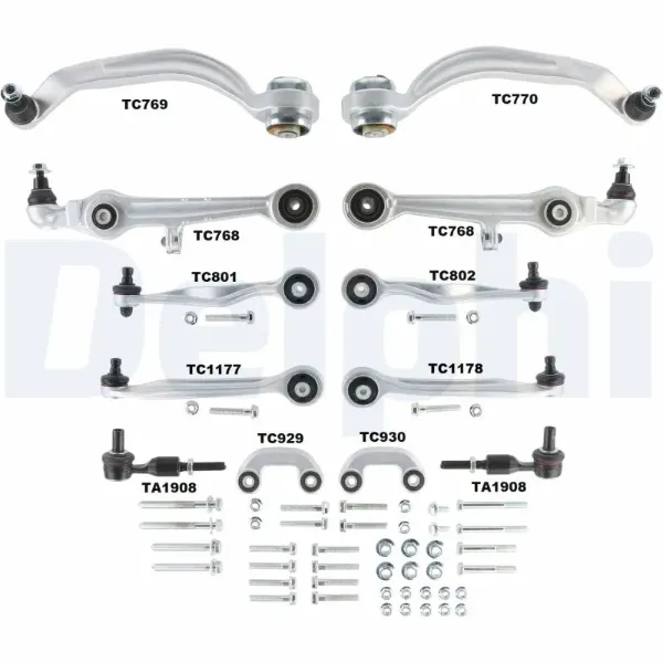 Комплект важелів передньої підвіски TC1400KIT Delphi