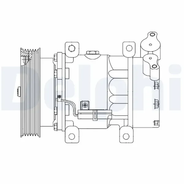 Компресор кондиціонера CS20523 Delphi
