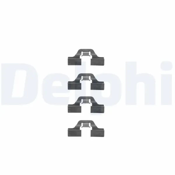 Комплект пружинок кріплення дискових колодок, задніх LX0307 Delphi