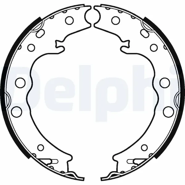 Колодки ручника LS2125 Delphi