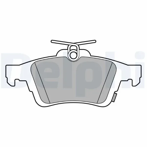Задні гальмівні колодки LP3600 Delphi