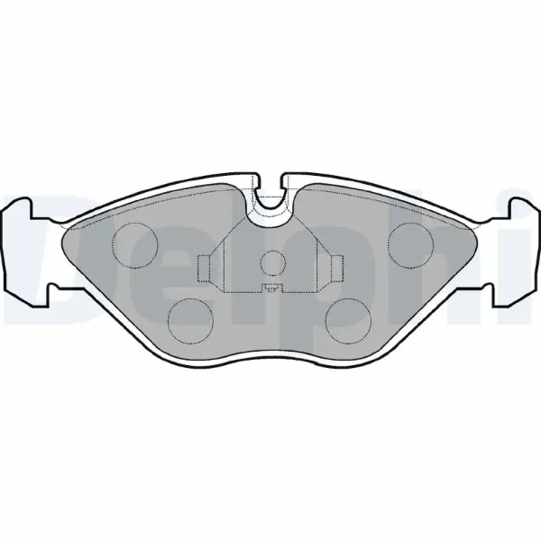 Передні тормозні колодки LP786 Delphi